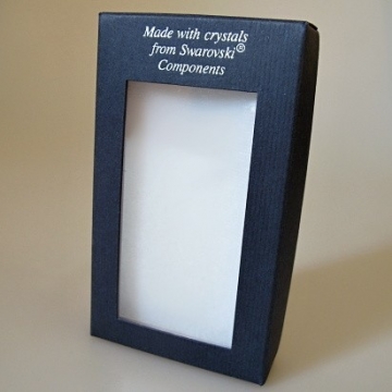 Stříbrný náhrdelník čtyřlístek Swarovski Elements Golden Shadow