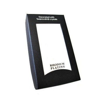 Náušnice KRUHY 35mm Swarovski Rhodium