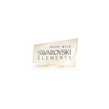 Stříbrná souprava TRIANGLE Swarovski Red Magma