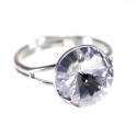Dámský prsten RIVOLI LIGHT 12 mm SWAROVSKI Rhodium