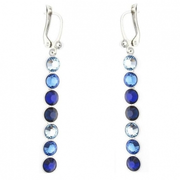 Souprava TYČINKA Swarovski křišťály - Modrá